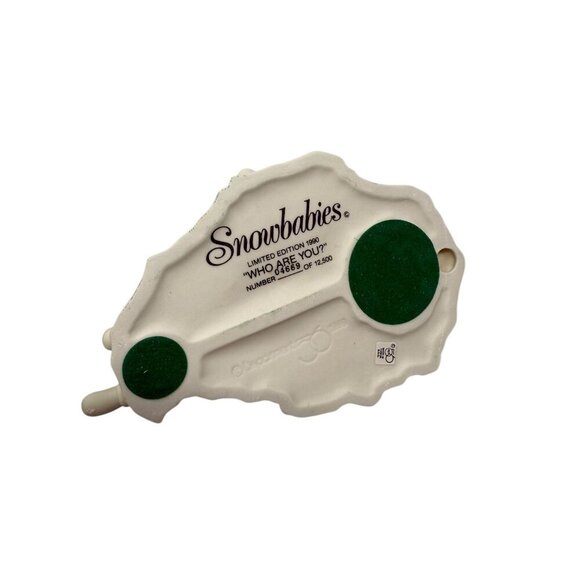 Department 56 Snowbabies Who Are You Figurine Walrus Penguin Box Vintage 1990 - Picture 7 of 9